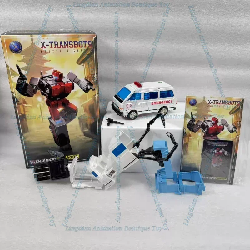 In Stock Transformed Toys X-Transbots MX-31 Patron Fusion X Club First Aider Daguo Hand Ambulance Toy Collection Gift