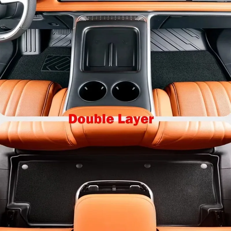 ل BYD Atto 3 Yuan Plus 2022-2025 LHD TPE الحصير وبطانة البضائع، جميع الأحوال الجوية بطانات الأرضية حصيرة صندوق السيارة