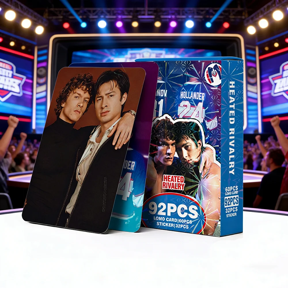 

Набор из 92 голографических коллекционных карточек Shane Hollander и Ilya Razanov: Страстная соревновательность. Подарки для фанатов.