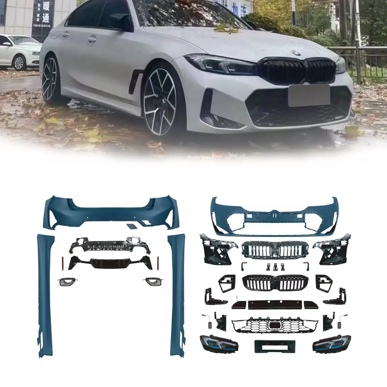 

Brand New High Quality Body Kit for BMW 3 Series 19-22 G20 G28 MT Old-to-New