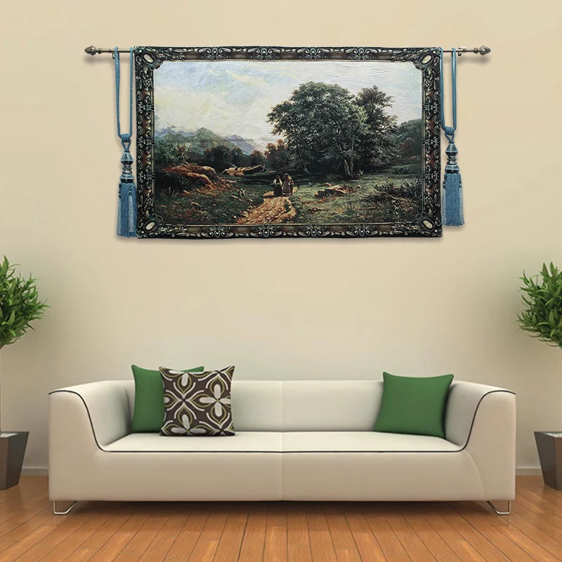 Belgium Jacquard Tapestry Cloth Art Tapestries Home Decoration Paintings