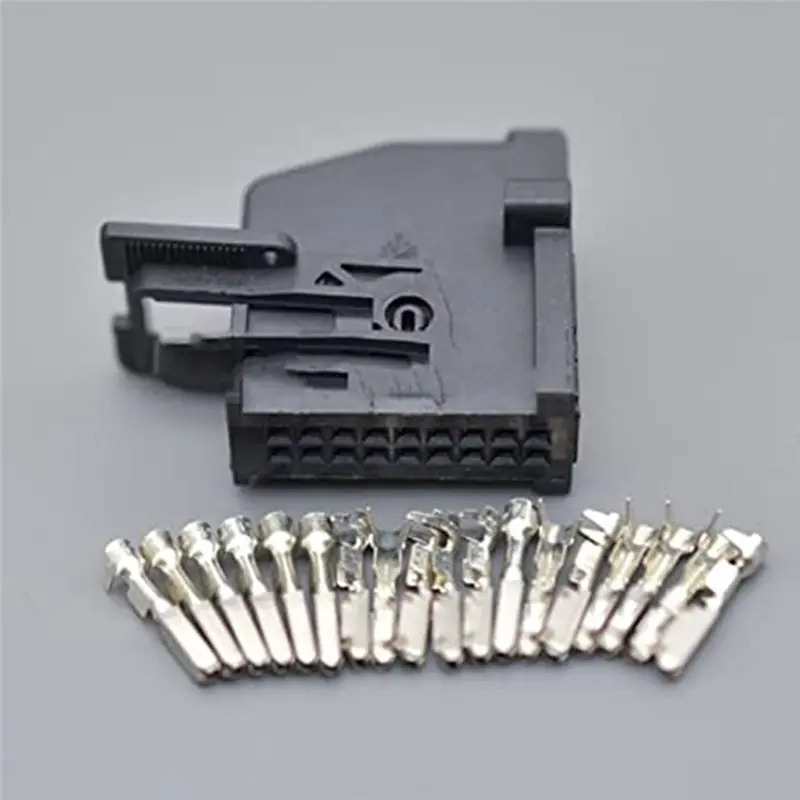 Delicate Texture-For T5 1-1355350-1 Automotive 18 Pin Wire Harness Cable Connector Car Electric Instrument Plug(10 Sets)