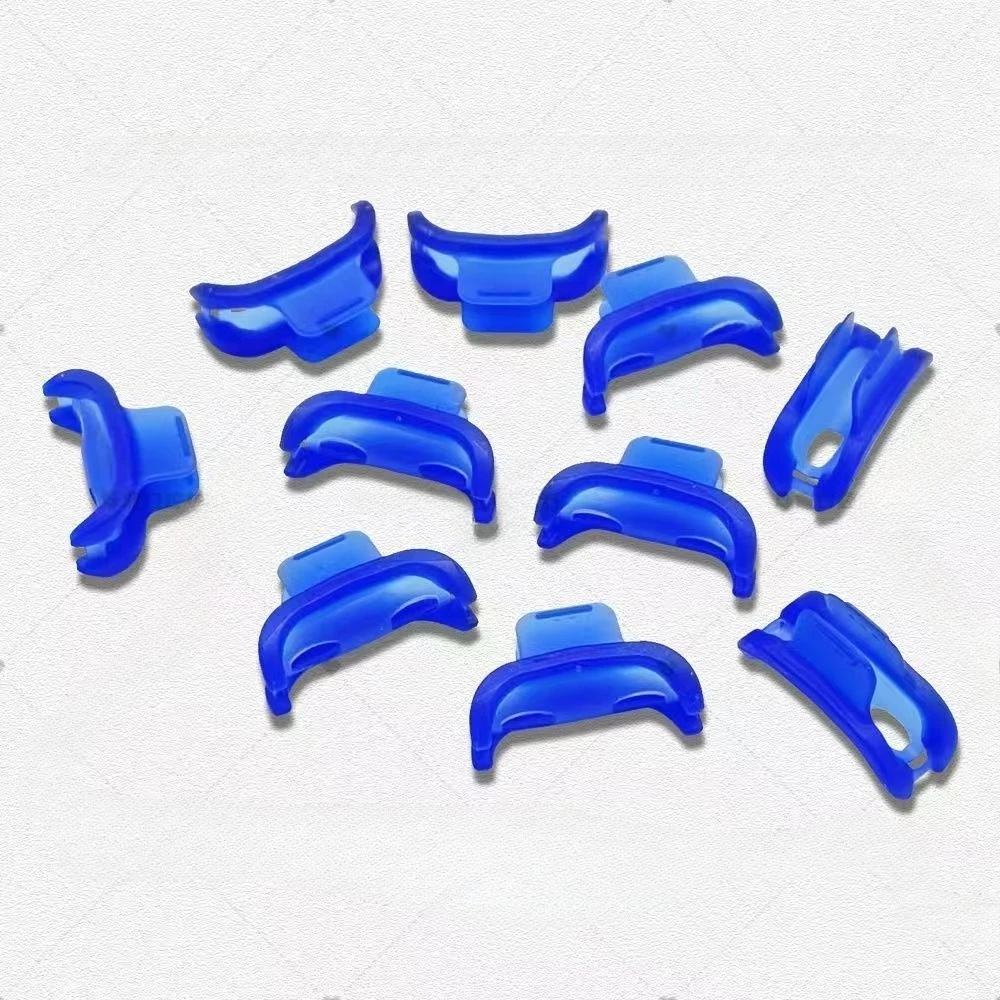 5pcs/box Silicone Rubber Baffle Clamp, Silicone Rubber Dam Clamp, Rubber Barrier Clamp, Can Be Sterilized Under High Pressure s