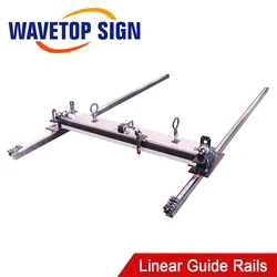 WaveTopSign Mechanical Parts Set Linear Guide Rails Kits Spare Parts for 9060 Co2 Laser Engraving and Cutting Machine