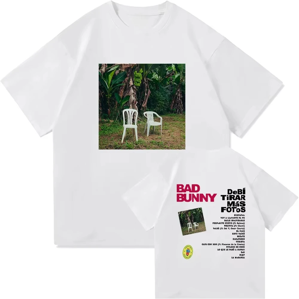 DTMF Debí Tirar Más Fotos camiseta BAD BUNNY 2025 nuevo álbum hombres/mujeres ropa Harajuku alta calidad Tops Fans regalo camisetas