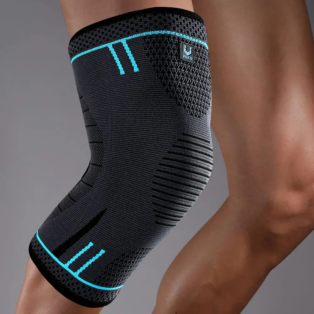 1 Pcs of Knee Guards Knitted Elastic Fitness Leg Guards Knee Support Breathable Basketball Soccer Knee Compression Care Bracket