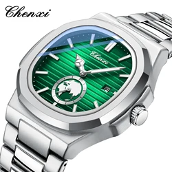 CHENXI Men Watches High Quality Waterproof Quartz Wristwatches Stainless Steel Calendar Watch For Man Minimalist Casual