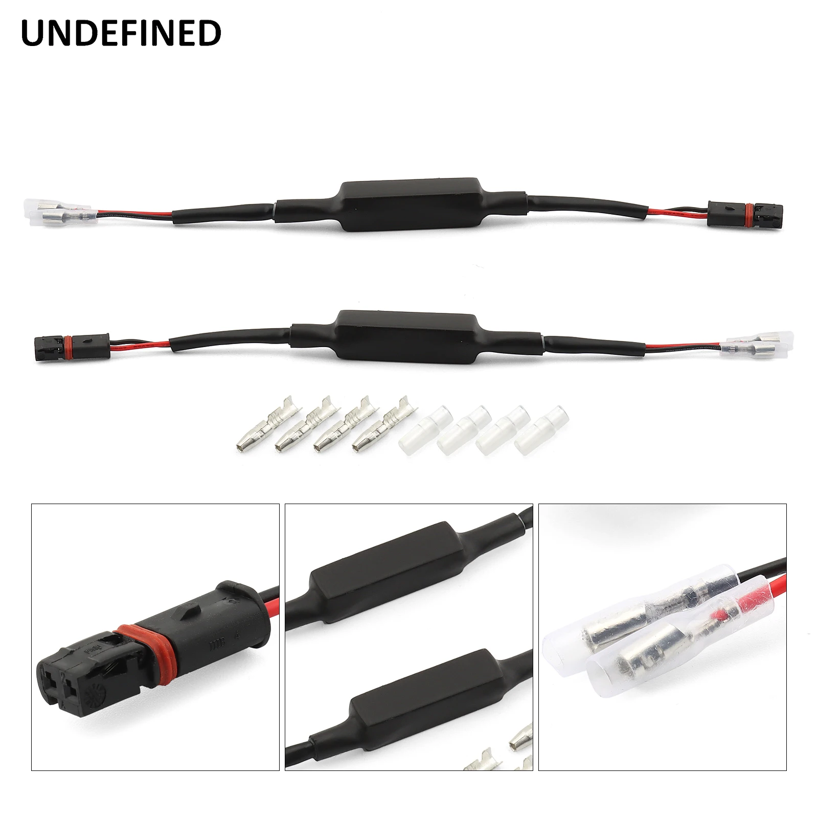 Turn Signal Cable Wire Adapters Indicator Plug Connector Fit for BMW F750 F850 GS/ADV F900 R/XR R1200GS R1250GS S1000RR R nine T