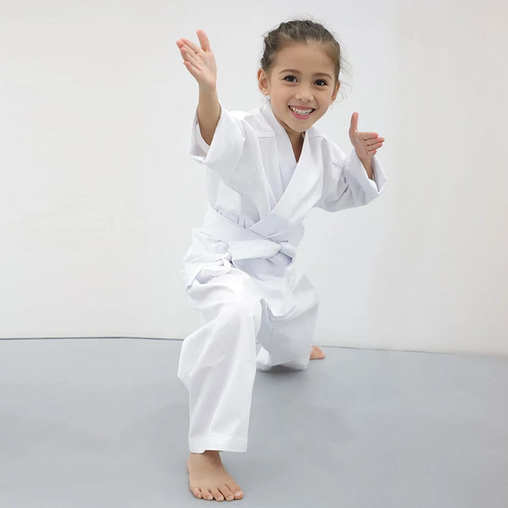 High quality Karate Uniform Student Training Suit Children And Adult Karate Performance Breathable C