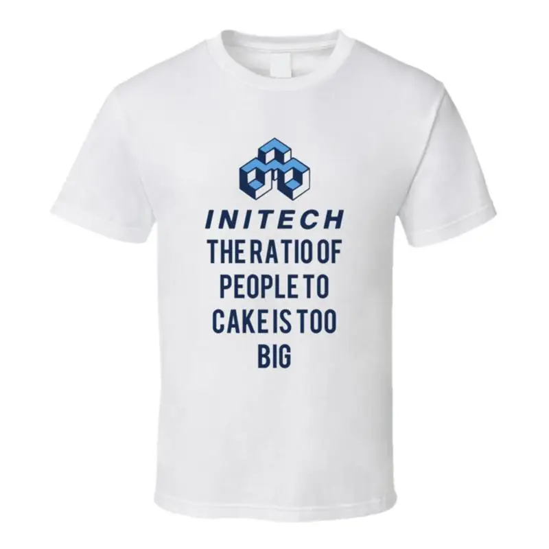 

Office Space Initech The Ratio Of People To Cake Is Too Big T Shirt