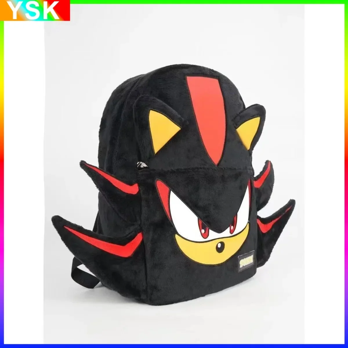 Sonic Shadow Black Backpack School Bag Shoulders Outdoor Bag Mochila Beautiful Fashion Accessories Cartoon School Bag