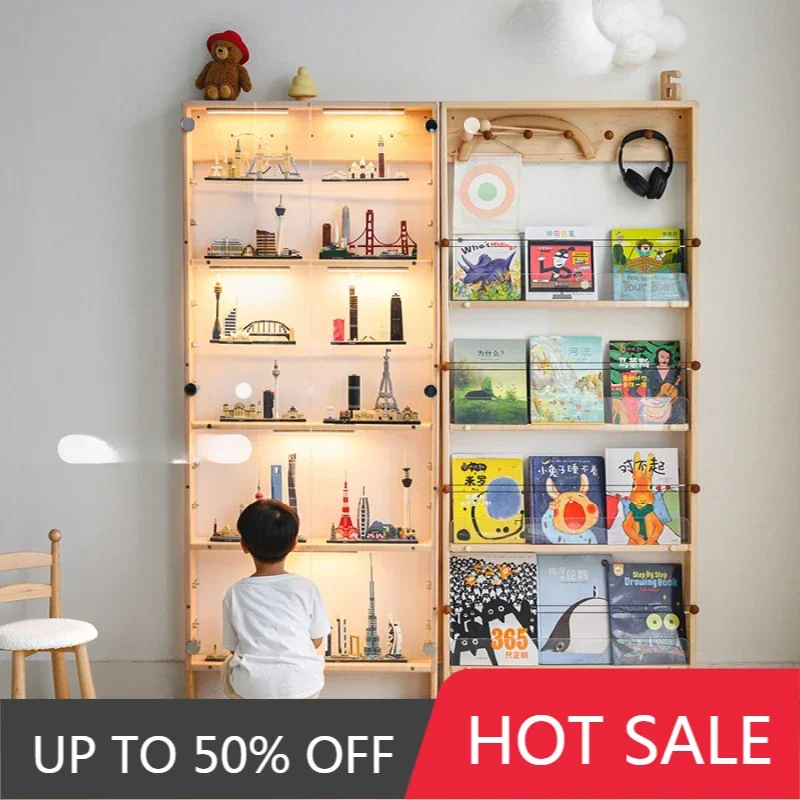 

Bedroom Shelf Bookcases Display Stand Bookcase White Books Type Storage Large Home Estanteria Habitacion Glass Furniture Wood