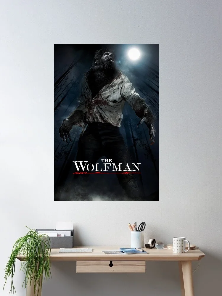 

The Wolfman Movie, Art Print Silk Poster Home Wall Decor