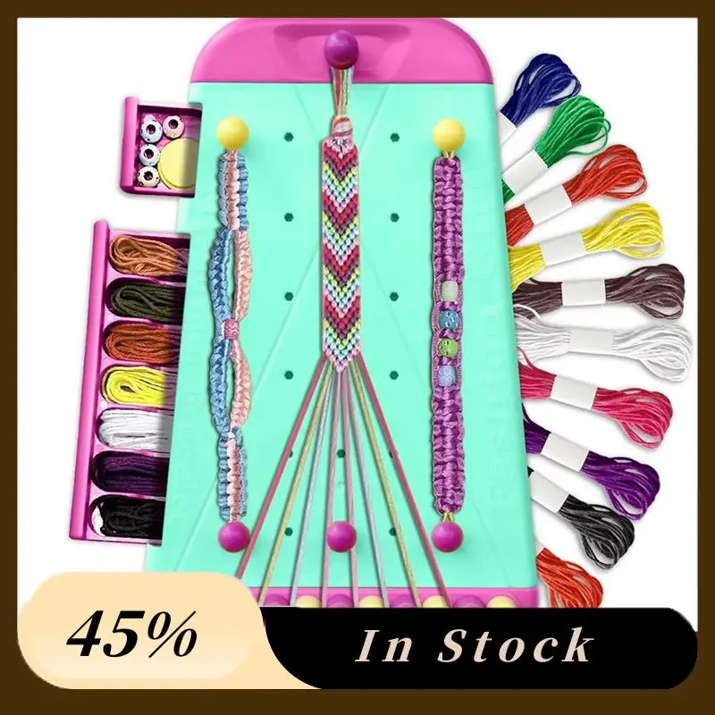 A60zfriendship Bracelet Jewelry Making Kit For Girl Arts And Crafts Bracelets String Maker Kit Pretend Play Giftmay