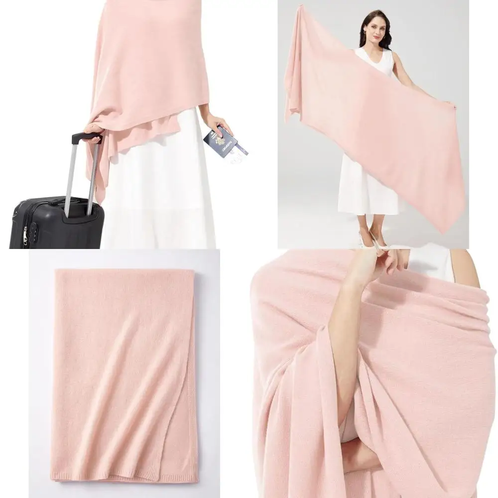 

Luxurious Cashmere-Blend Women's Oversized Travel Scarf, 87x28
