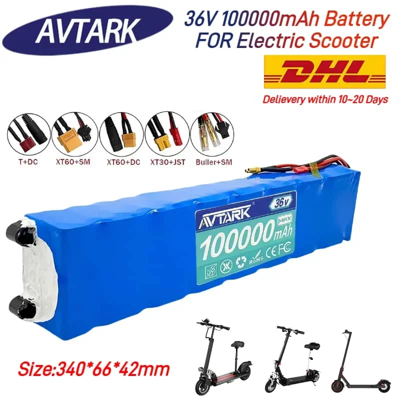 

Original 36V 10S3P 100000mAh Battery Pack for Xiaomi M365 M356 PRO 250W~500W Electric Scooter 36v 21700 Li-ion Battery 100AH