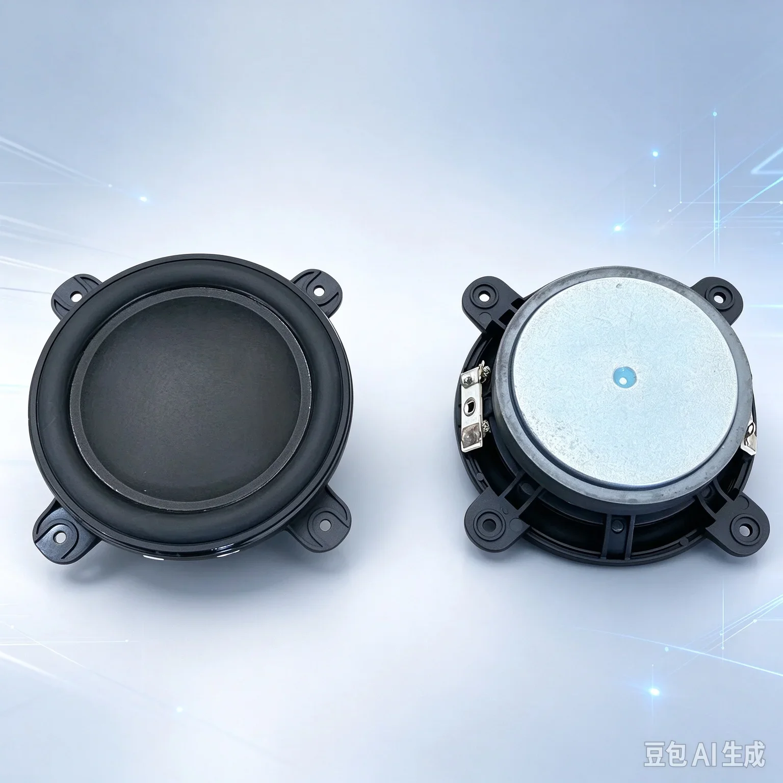 Driver For 3 Inch Round Woofer Dual Voice Coil Large Magnet Long Stroke Plastic Frame