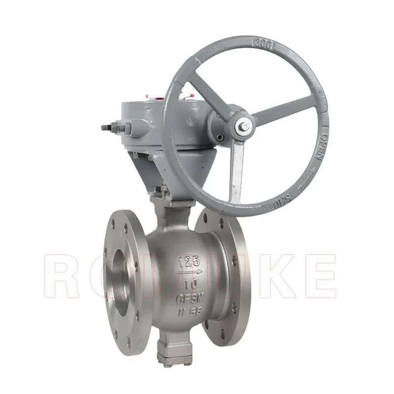 VQ347H-16P  GB Standard Stainless Steel CF8 CF3 CF8M CF3M Manual Flanged V Type Ball Valve