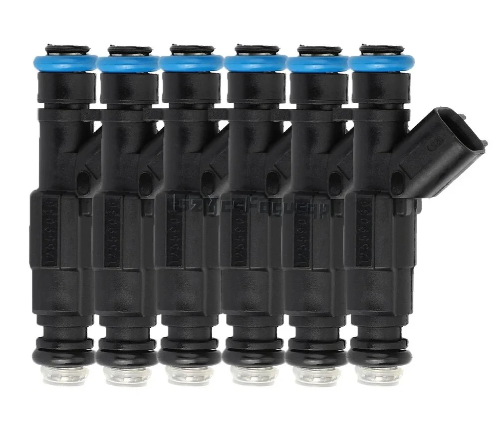 

Original 6pcs/lot New Fuel Injector 0280155784/0280155923 For Jeep Wrangler Tj 1999-2004 4.0 4 Hole Injectors High Quality