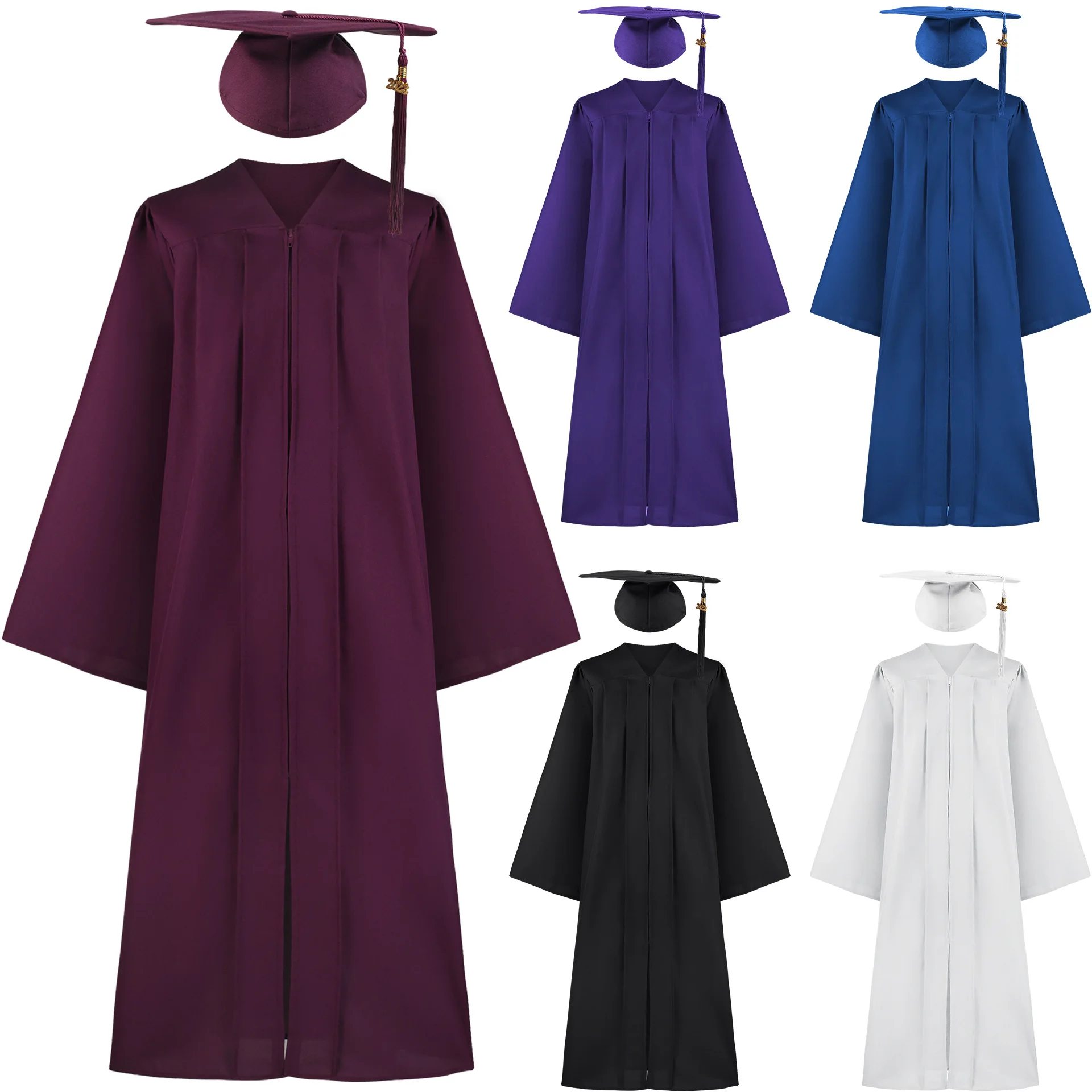فستان تنكري لشهادة البكالوريوس الجامعية ، تخرج جامعي ، أمريكي ، أمريكي ، ملابس أداء للبالغين
