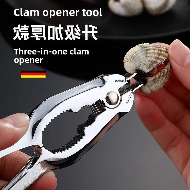 Herramienta para Abrir Almejas Sangrientas, Utensilios de Cocina para Mariscos, Pinzas para Cangrejos, Herramienta para Abrir Camarones, Herramienta para Mariscos