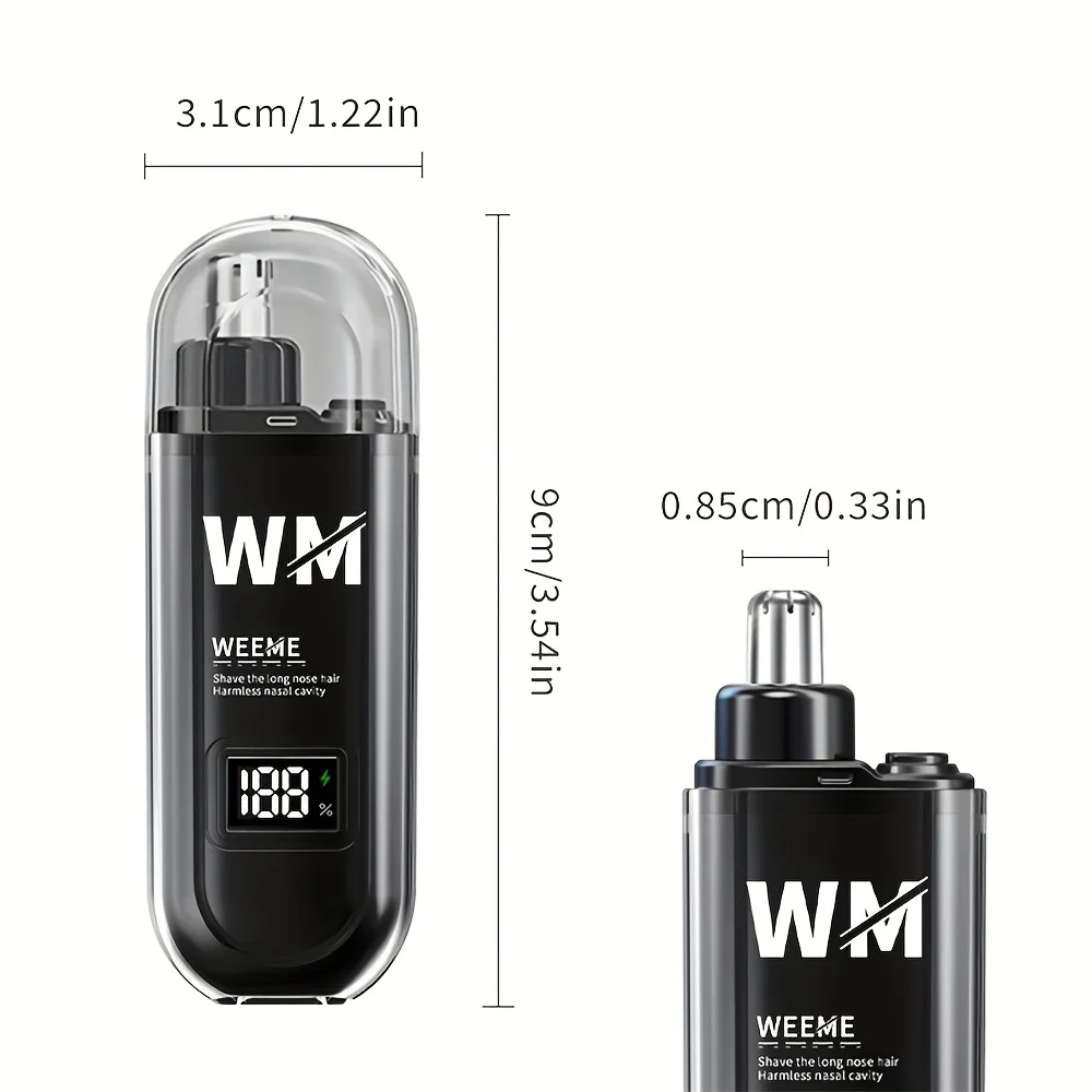 Portable Mini Nose Hair Trimmer, 1pc Nose Hair Remover, Nose Hair Shaver, Personal Care Appliances for Men & Women view 5