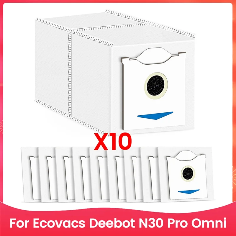 

A07F-Dust Bags For Ecovacs Deebot N30 Pro Omni Robot Vacuum Cleaner Bags Replacement Parts Accessories
