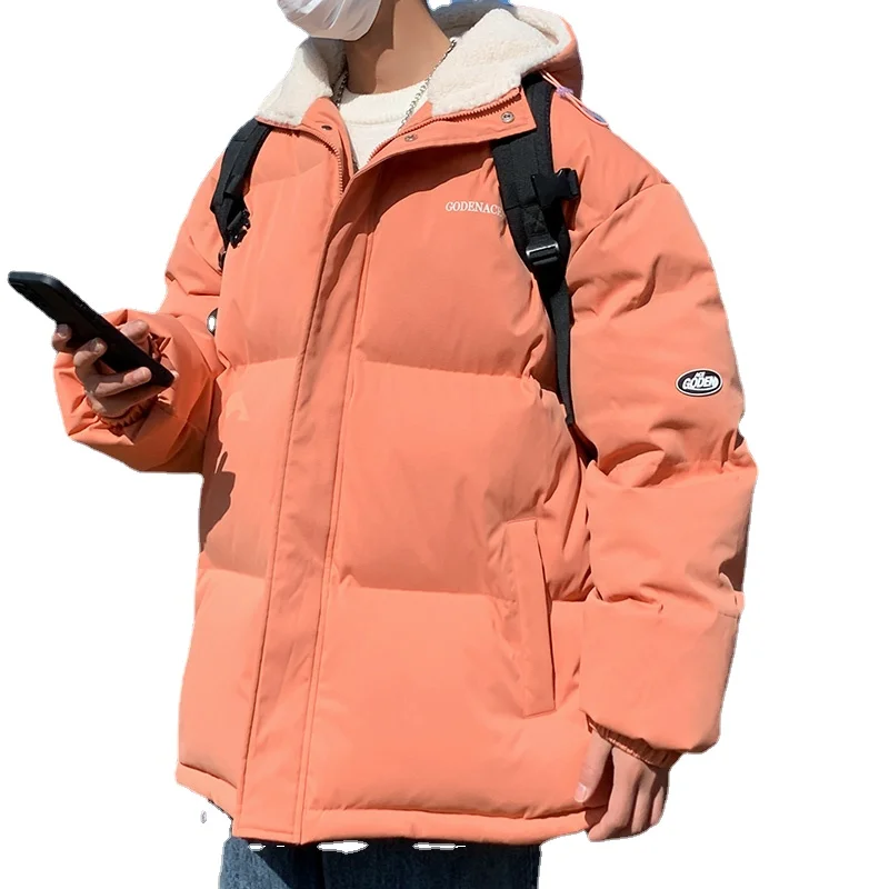 เสื้อกันหนาวผู้ชาย Hooded หนา Puffer Jacket Coat ชายคุณภาพสูง Overcoat Coats