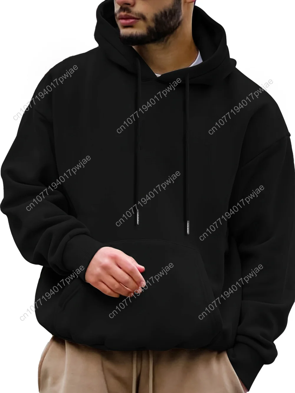 Sudadera con capucha negra para hombre, sudadera con emblema de león Bundaberg, sudadera con capucha de tela elástica para uso diario informal y formal, Machin