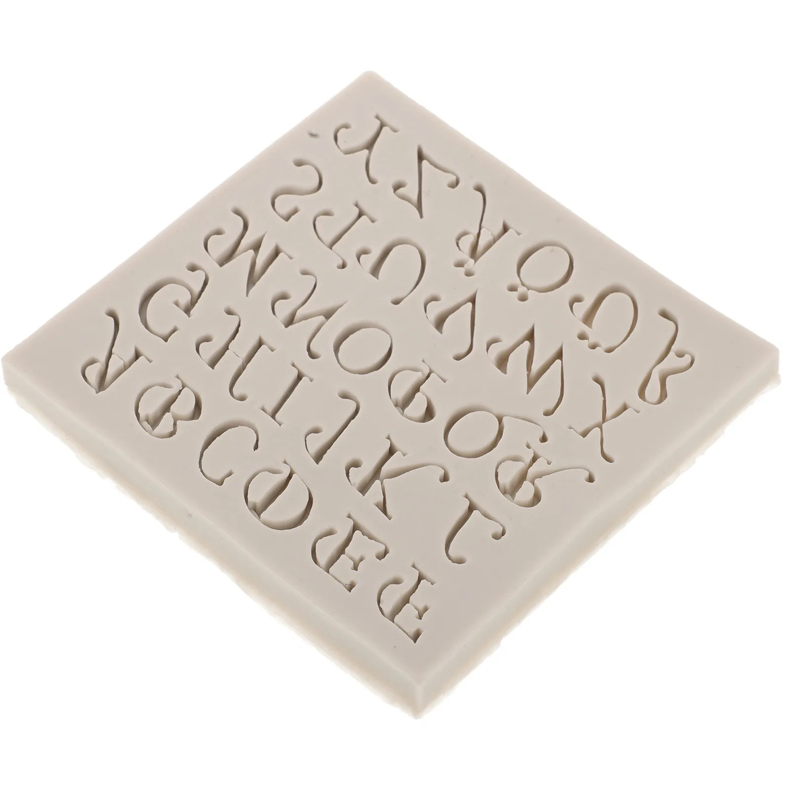 Letter Silicone Mold Alphabet Cake Fondant Chocolate Candy Baking Mold DIY Decoration Flexible Reusable Craft Tool