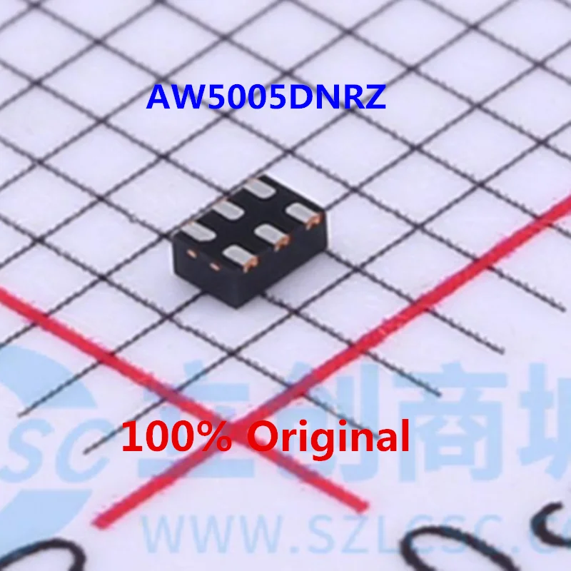 10Pcs 100% New Original AW32905FCR AW32905 RZR FCQFN12 AW9364DNR AW9364 AL64 DFN8 AW5005DNRZ AW5005 A DFN-6(1x1.5)