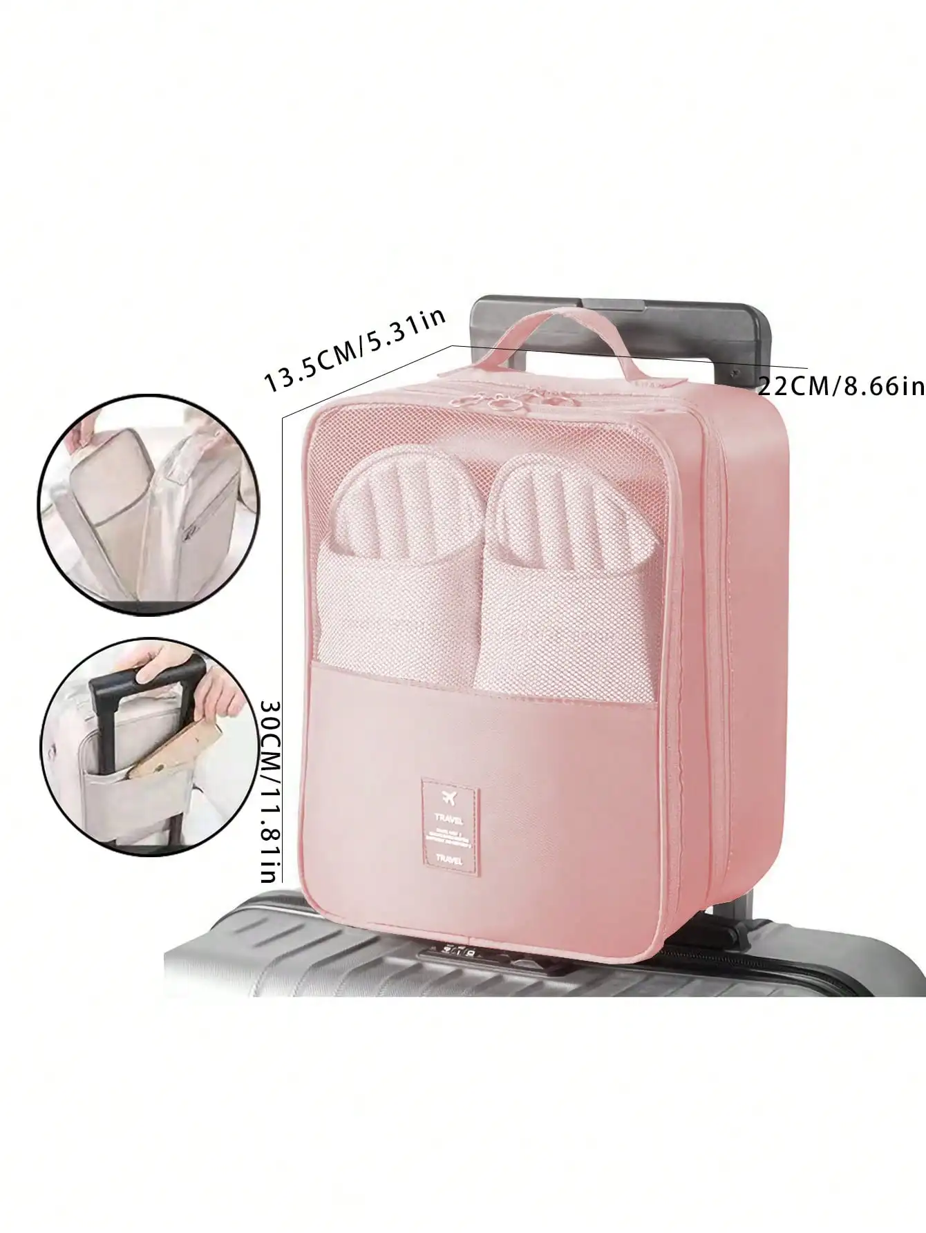 1 Piece Large Capacity Waterproof Portable Travel Toiletry Bag Multifunctional Storage Bag Travel Shoe Bag Foldable