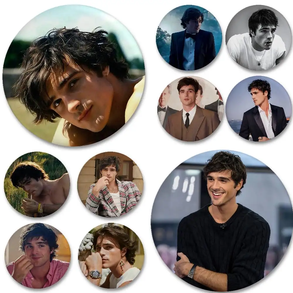 J-Jacob Elordi insignias de quemaduras saladas, broche de botón suave de hojalata, insignia de Metal, accesorios de joyería personalizados, sombrero, bolso, solapa