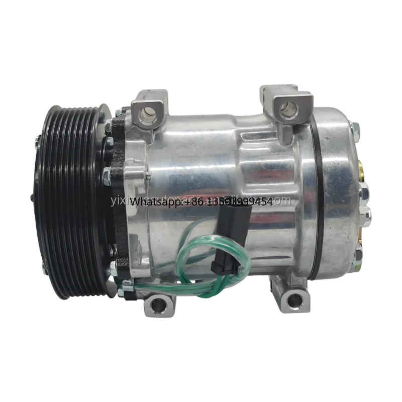 

1630872 2777245 4649988 709 AC Car Compressor SD7H15 6PK 24V for Caterpillar 725 730 735 740 Articulated Truck