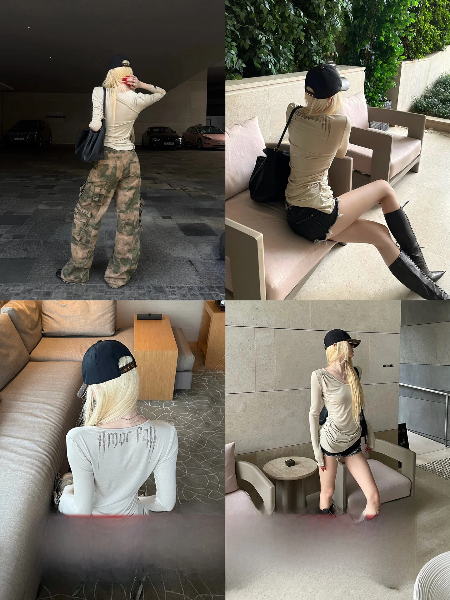 

Rase Le Sol Fate Apostle Ba Print Pleated Slim Fit Long Sve T-irt Base irt Casual Sle Ruche Detail Women's Top