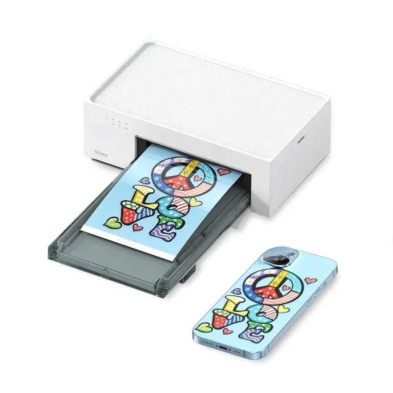 2024 New Ideas Portable Photo Printer AR Printer 300DPI Photo DIY Bluetooth Work Color Picture Printer