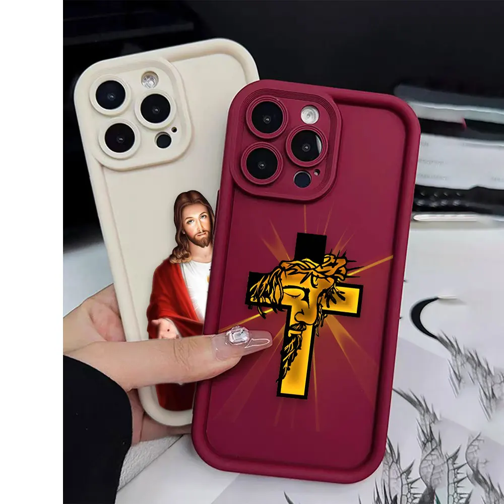 Cross Faith Christian Religious Jesus Phone Case For Oneplus 11 10R 8T NORD CE 4 LITE ACE 2 3 Google PIXEL 7 8 7A 8A 9 Case Capa