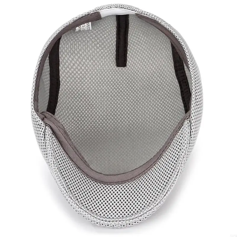 قبعة بيسبول شبكية أنيقة للاستخدام في الهواء الطلق قبعة الشمس للكبار قابلة للتنفس وقابلة للطي #4