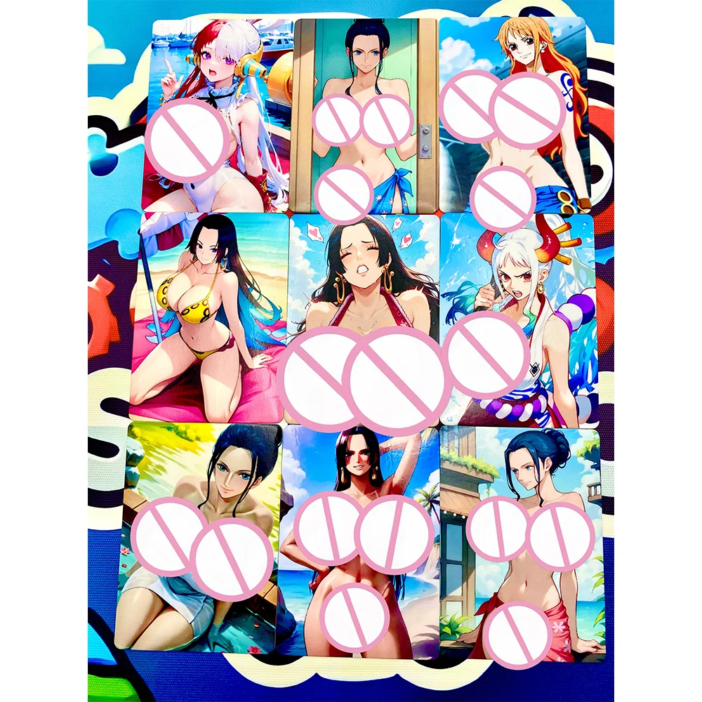 

Цельные аниме-карты Waifu, коллекционная карта, сделай сам, сексуальный дизайн персонажей мультфильма, манга, художественный декор для рабочего стола, подарок на день рождения для отаку