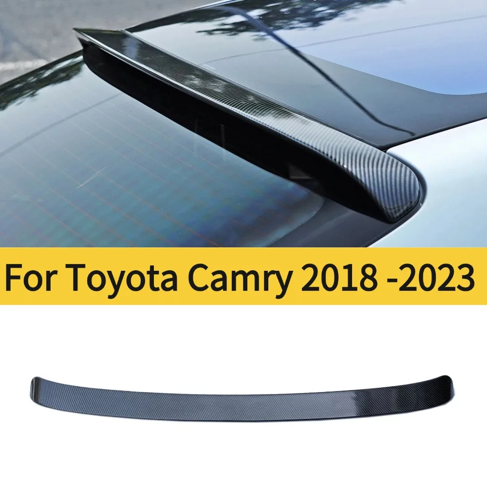 For Toyota Camry 2018-2023 ABS Plastic Rear Window Top Wing Spoiler High Quality Car Accessory