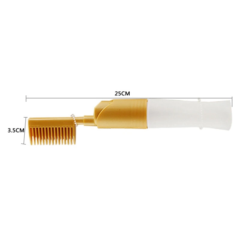 2X Hair Dyeing Comb Hair Dyeing Brush With Bottle DIY Combing Salon Dyeing Baking Oil Brush Hair Dye Tool