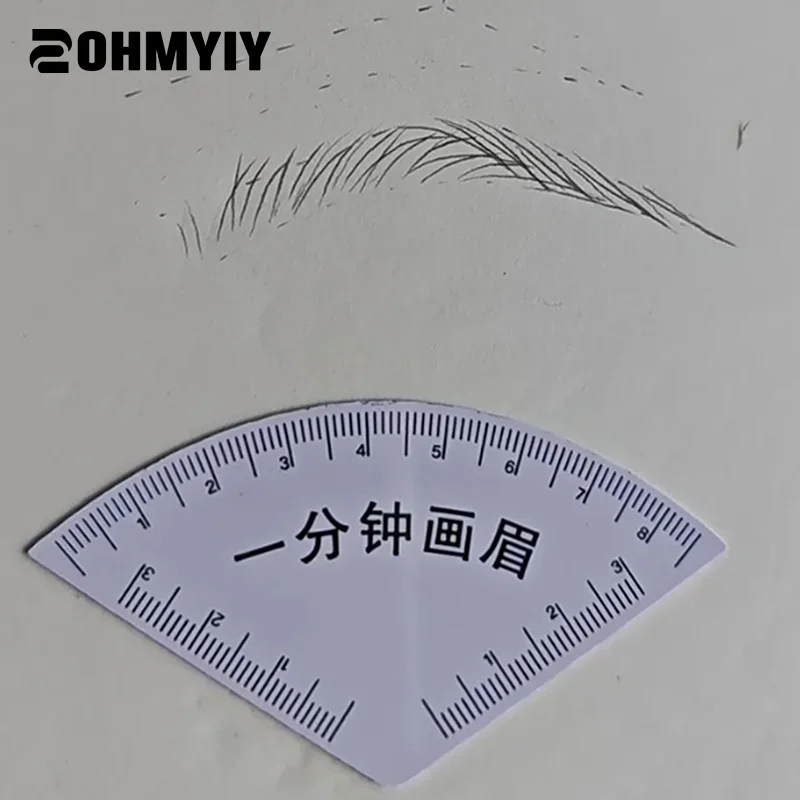 1pc Fast Drawing Eyebrow Design Ruler Microblading Mapping Tool Shaping Permanent Makeup Drawing Guide Ruler Tattoo Supply Reuse