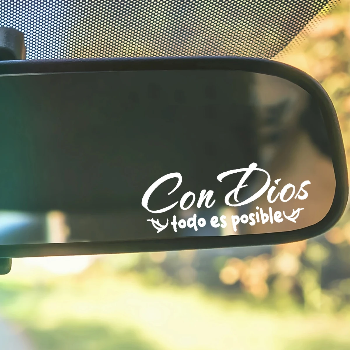 

Наклейки для зеркал «С Богом, все возможно» — идеальные подарки для стеклянных поверхностей, аксессуары для отделки автомобилей.