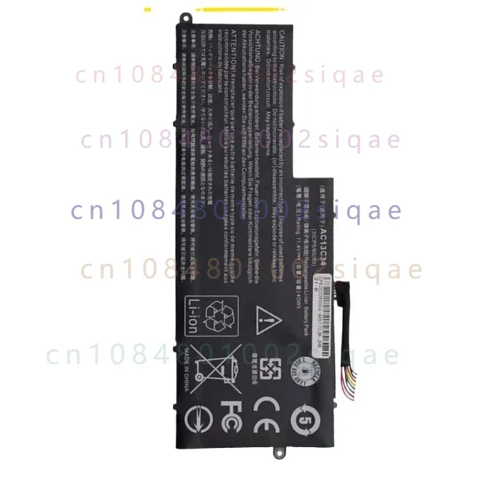 AC13C34 for Acer AspireV5-122p ES1-111M MS2377 Laptop Battery 3300mAh
