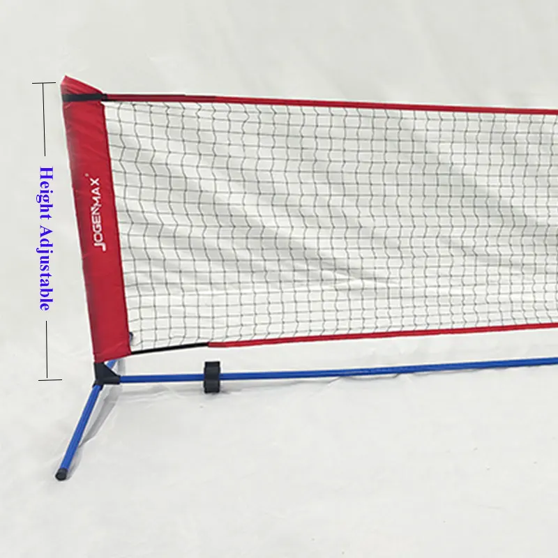3 in 1 Portable Pickleball Badminton Volleyball Net Combo Set Height Adjustable Half Court 10FT Sport Training Game for Backyard