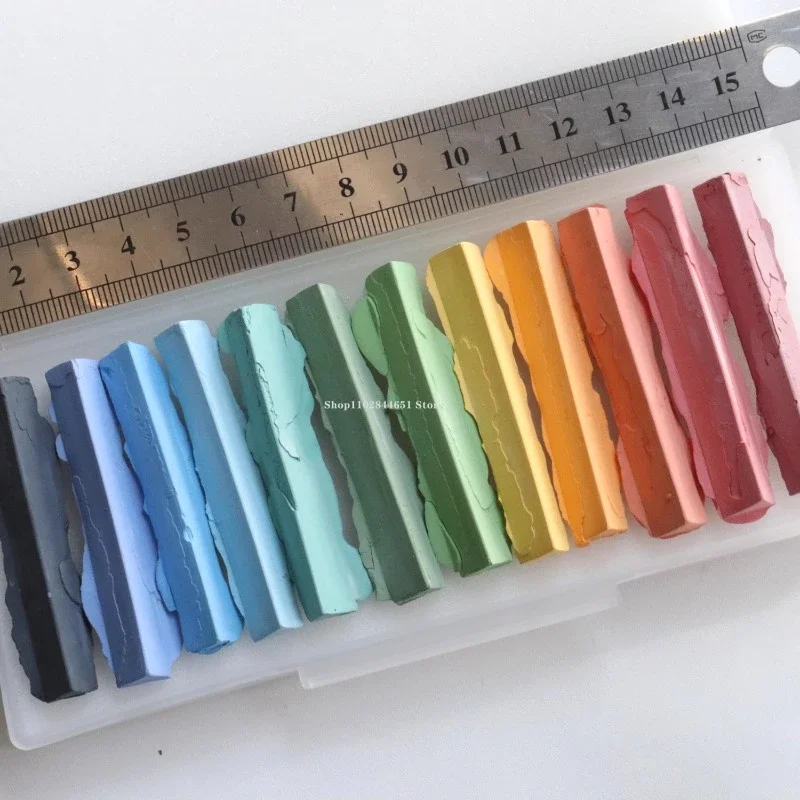 1180-1320℃ 12 Colors / Set Underglaze Colored Chalk Pigment Ceramic Painting Crayon Handmade DIY Ceramic Handicraft Coloring Dye