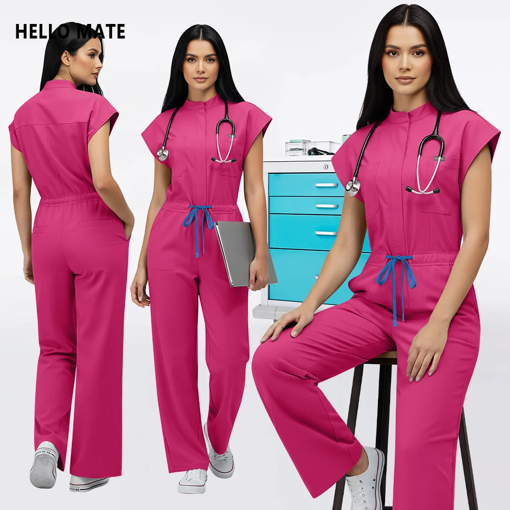 Uniformes Quirúrgicos de Moda para Mujer, Monos de Enfermería, Ropa Médica, Uniformes de Trabajo, Ropa Clínica de Hospital