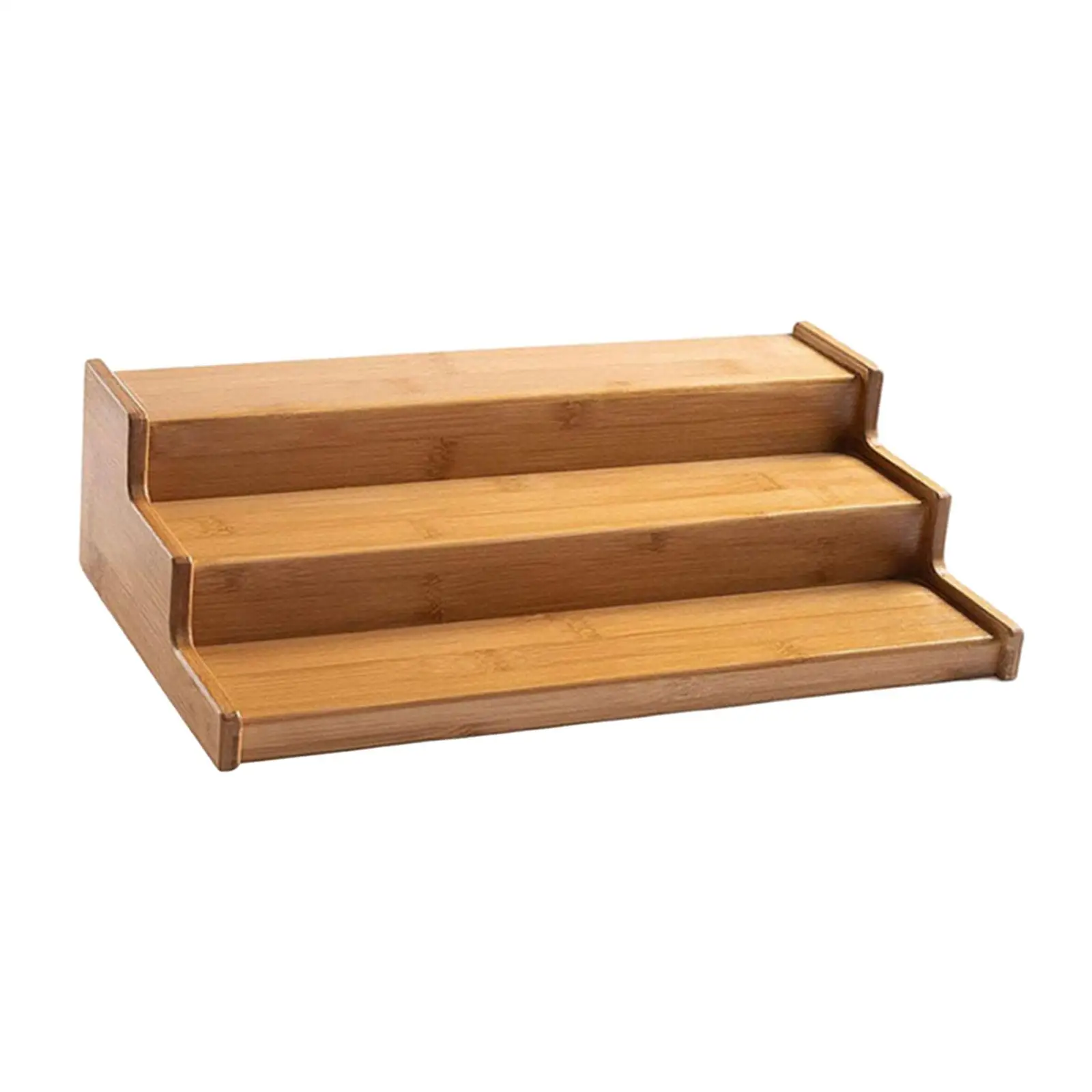 Scaffale per condimenti in legno portaspezie Organizer Organizer per armadietto bancone per condimenti da cucina in bambù organizzatore per