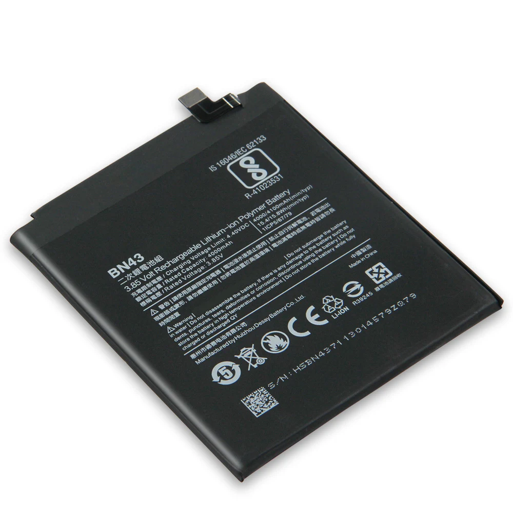 For Xiaomi Redmi Note 4X 3G+ Standard Edition BN43 Battery 4000mAh