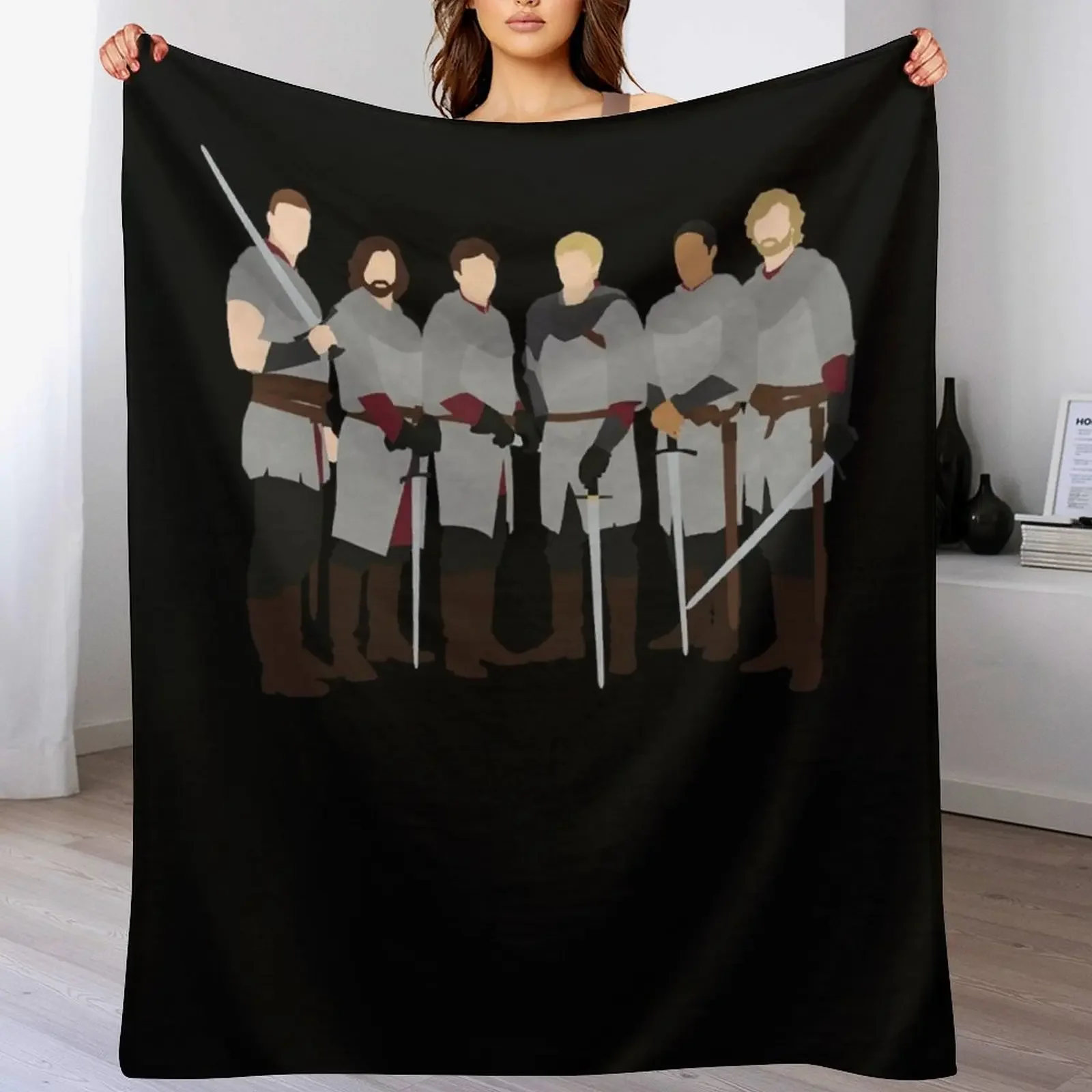 

Music Vintage Retro Bbc Merlin Things In Common Throw Blanket Easy Care Comfortable Blanket for Couch